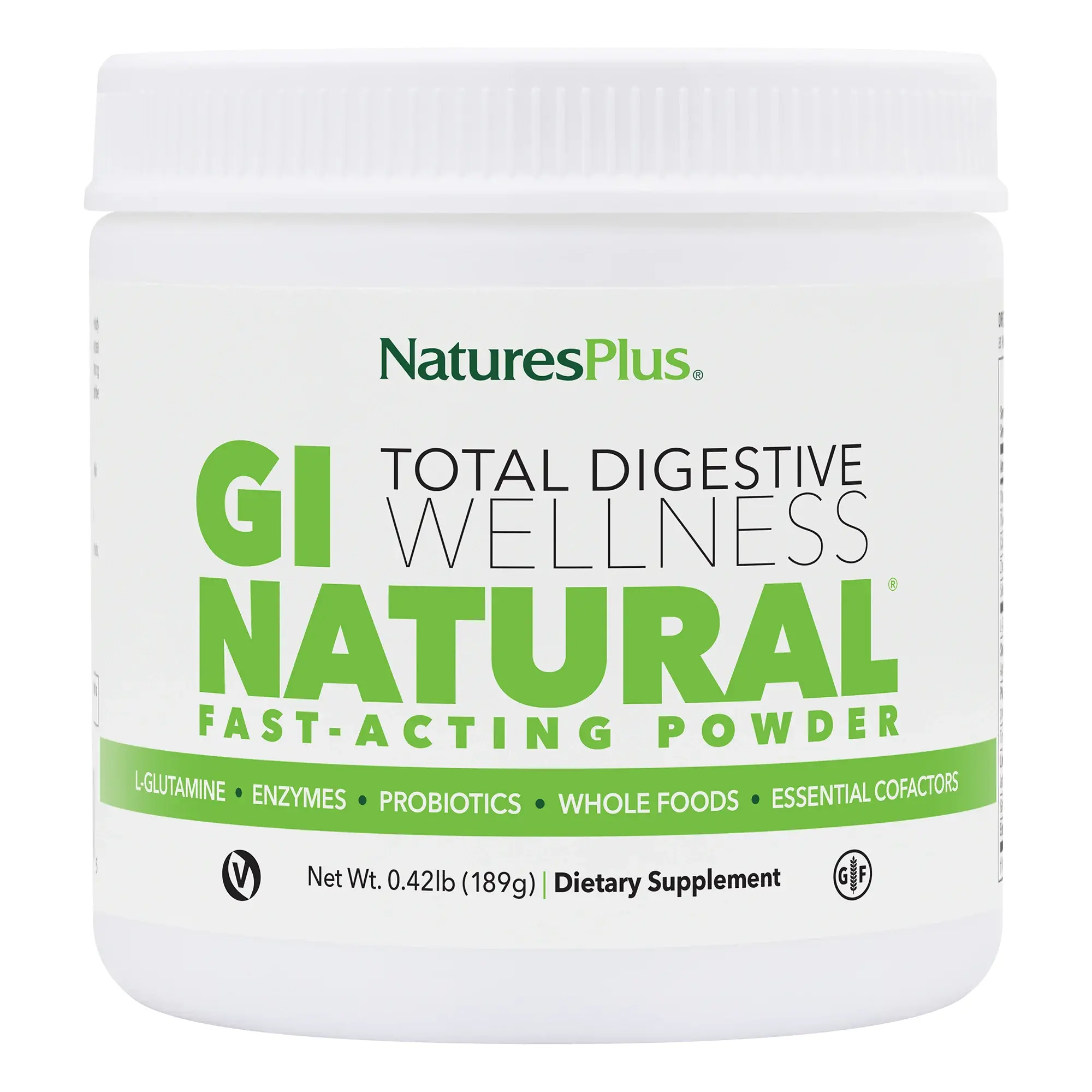Nature's Plus GI Natural Total Digestive Wellness - 189g Powder