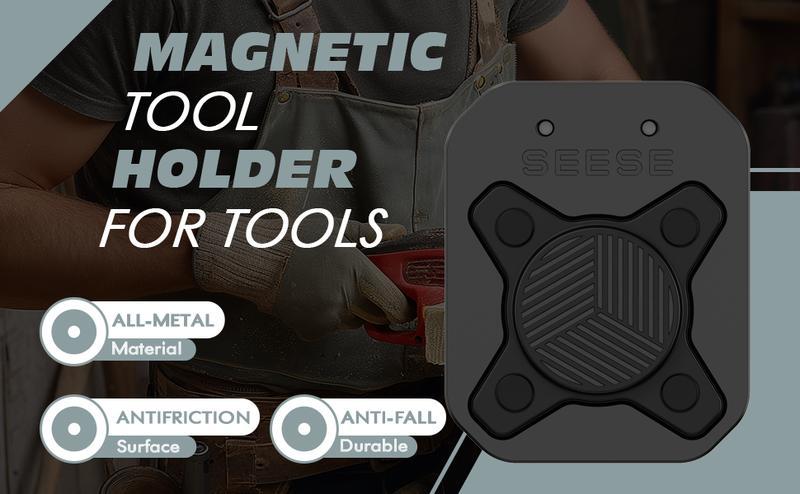 SEESE Magnetic Tool Holder - Clip-On Belt Magnet for Screws, Nails, Hammers, Sockets, Pliers, Screwdrivers, Trowels, Drill Bits & More Holiday gifts SEESE Magnetic Tool Holder - Clip-On Belt Magnet for Screws, Nails, Hammers, Sockets, Pliers, Screwdrivers, Trowels, Drill Bits & More Holiday gifts