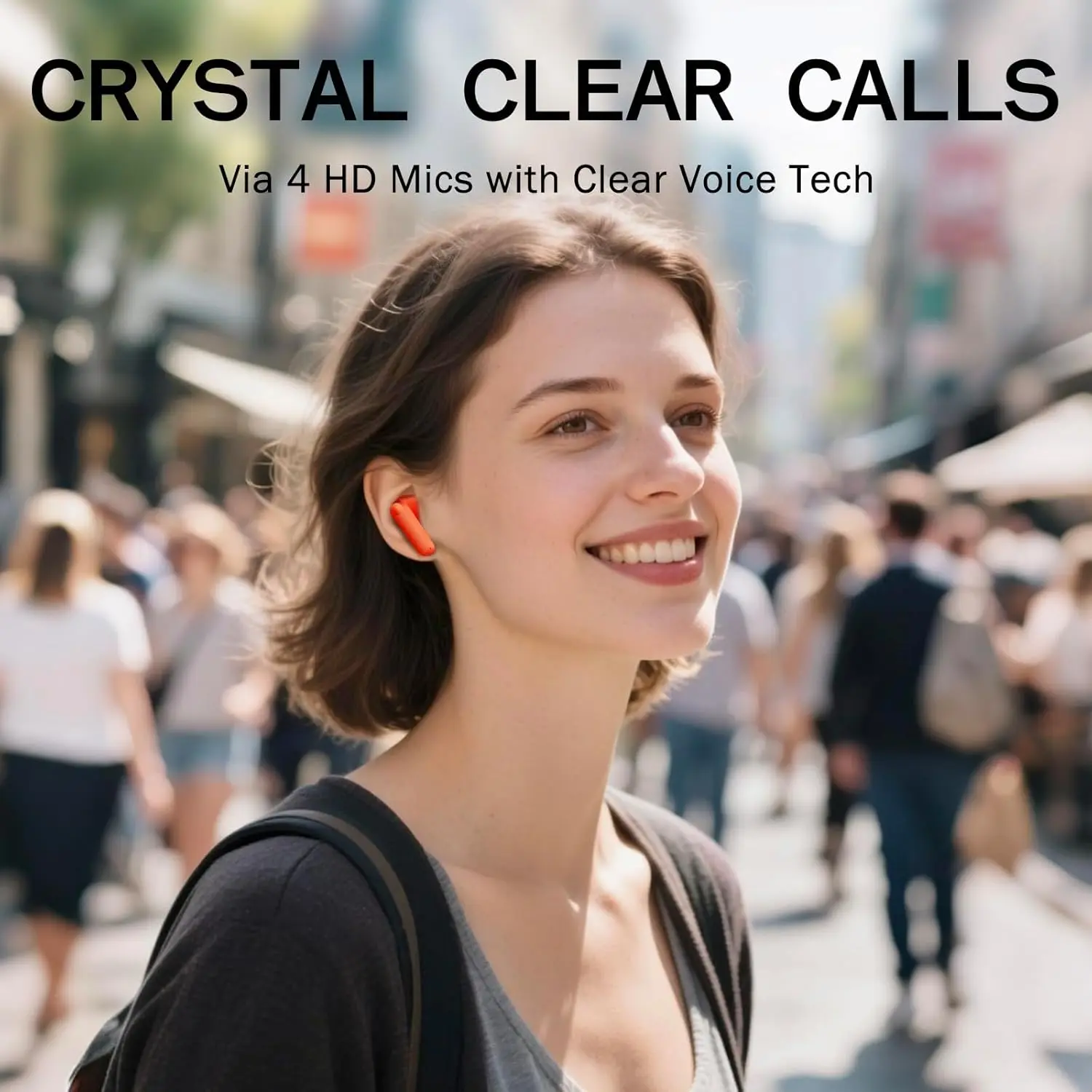 【2026 New Production】CMF Buds 2a Wireless Bluetooth Earbuds, 12.4 mm Custom Dynamic Driver, 42 dB Active Noise Cancellation, 4 HD Mics with Clear Voice Technology,back to school,back to school haul
