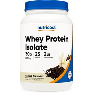 Nutricost Whey Protein Isolate Powder (Vanilla) 2LBS