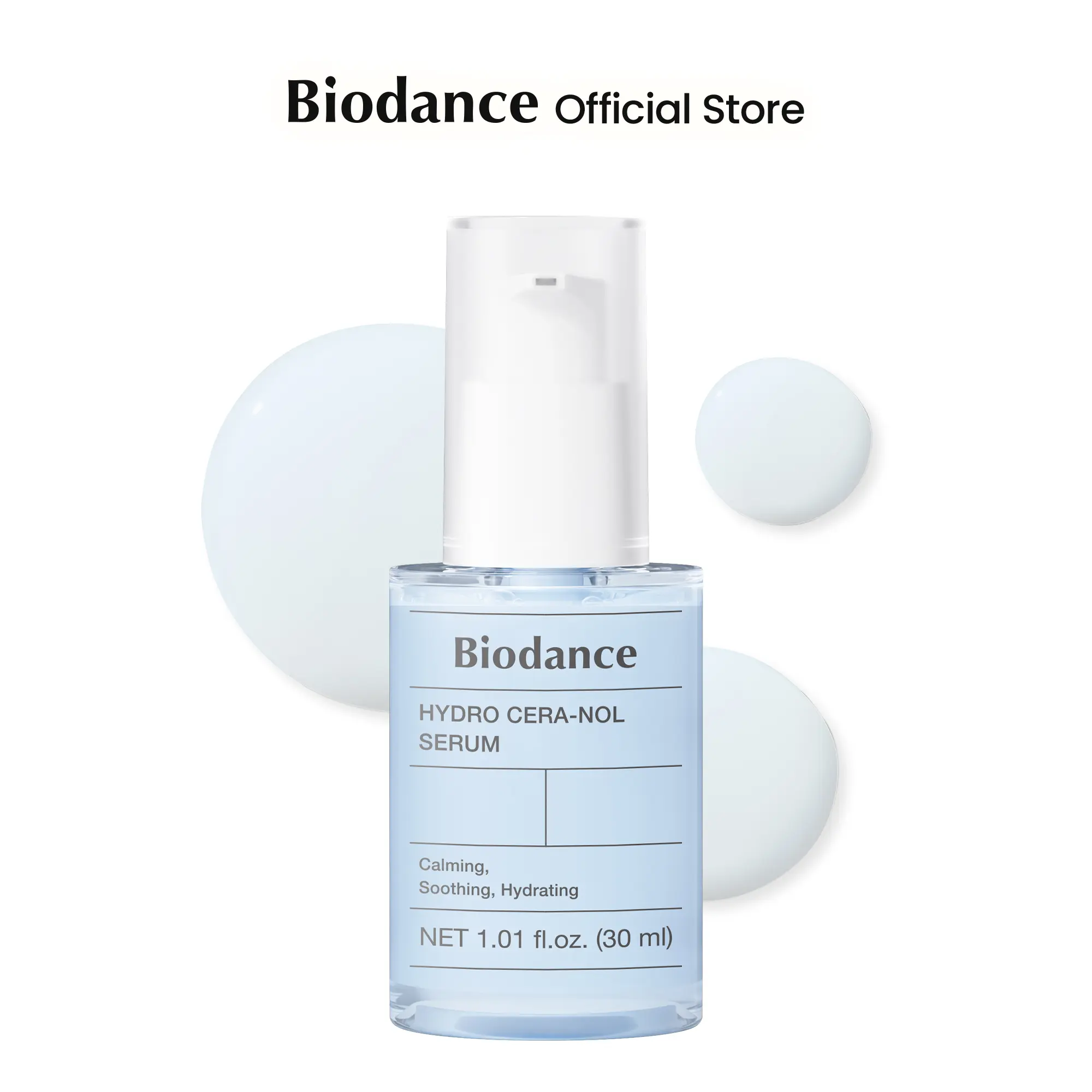 [Biodance Official Shop] Hydro Cera-Nol SerumㅣHydrating, Quick Soothing Effect, Redness Reducing, Hydration Boost Serum for Sensitive Skin, Korean Skincare, Stocking Stuffers for Teen Girls | 1.01 fl. oz x 1 ea