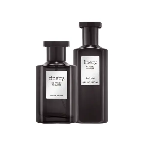 fine'ry No Prince Required Women's Fragrance Scent Gift Bundle - 60ml EDP, 150ml Amber Hair and Body Mist