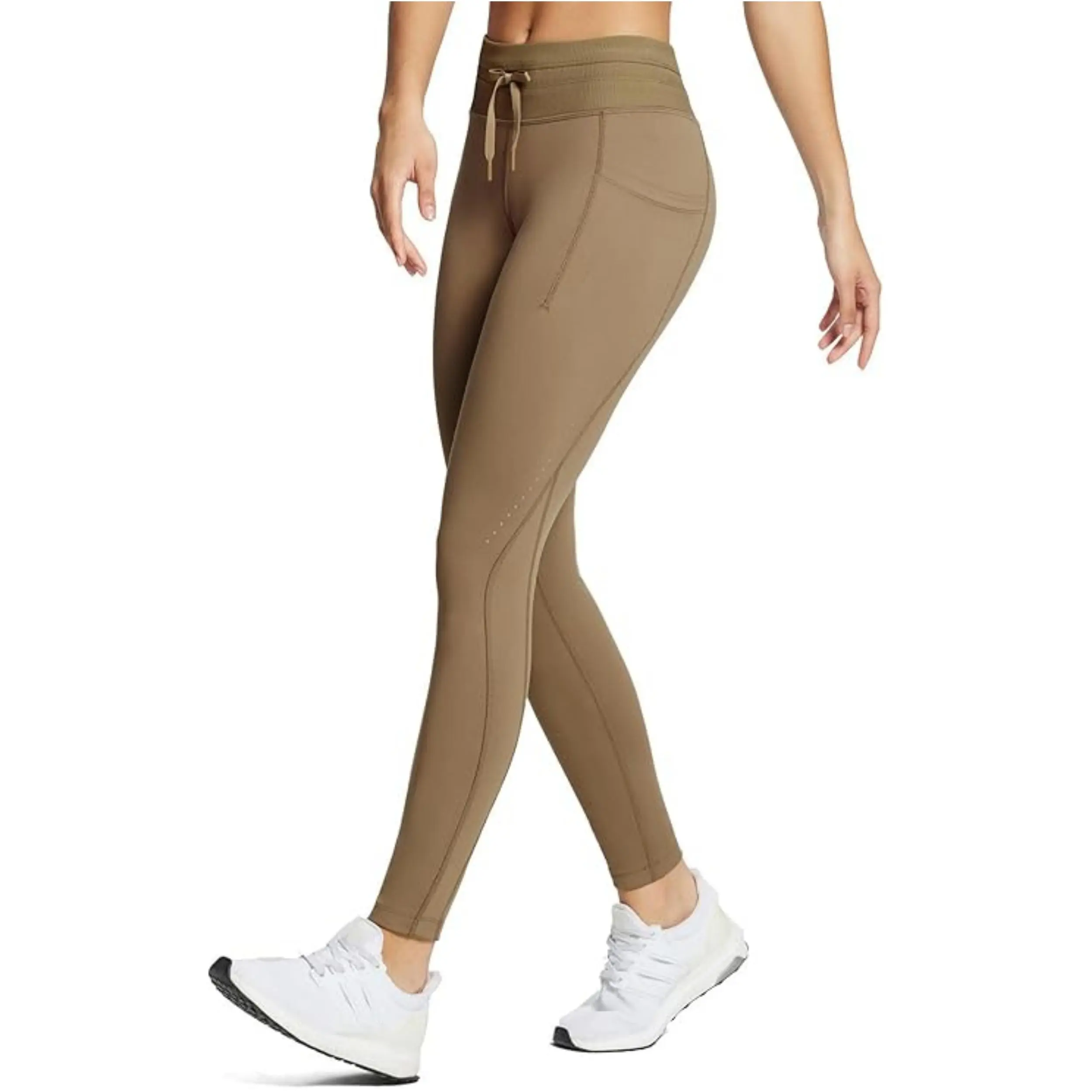 Baleaf Women's 25"/27" Fleece Lined Shaping Leggings - Water Resistant, High Waisted, Thermal Warm Winter Base Layer Pants with Pockets, Fitness Training Pant, Gym Sportswear Bottoms for Hiking, Running