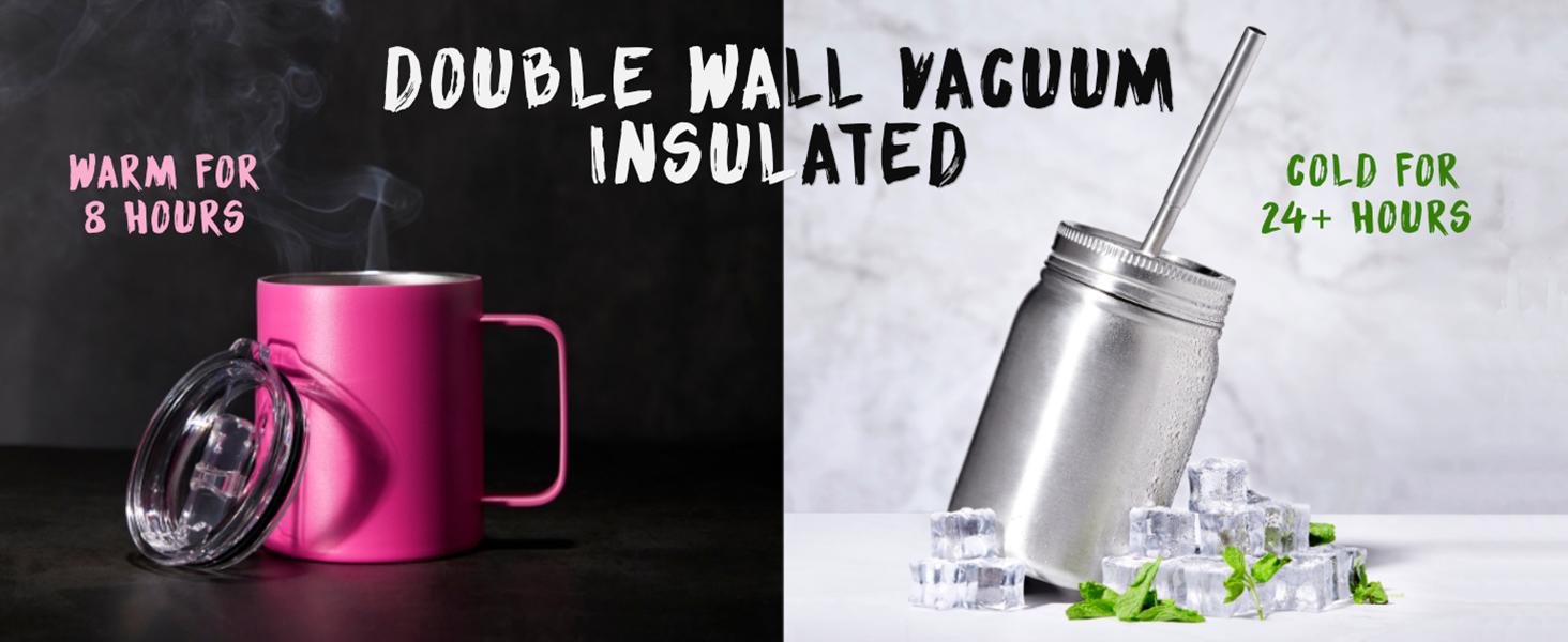 makerflo 20 oz Skinny Powder Coated Tumbler with Lid and Straw | Craft-Ready for DIY Gifts & Personalization (Laser Engravable, UV DTF, Epoxy, Vinyl) - Not for sublimation and DTF