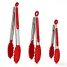 AREL Professional 3-Piece Stainless Steel Cooking Tongs Set with Handle - 8-13" Sizes, Heat-Resistant, Dishwasher Safe, Ergonomic Grip, Salad Tossing, Secure Hot-Dish Lift, Pasta Handling, Ideal for Campfire-BBQ Kitchen Utensils