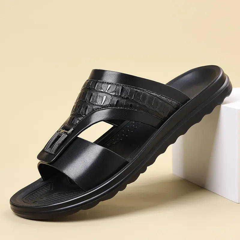 Men’s Summer New Non-Slip Outdoor Casual Business Slide Sandals Men’s Summer New Non-Slip Outdoor Casual Business Slide Sandals