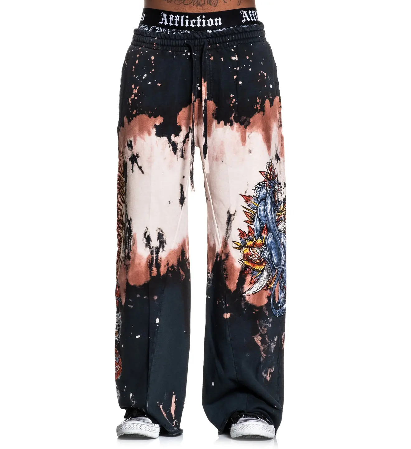 Affliction Men's Wide Leg Pant Shadow Shifter