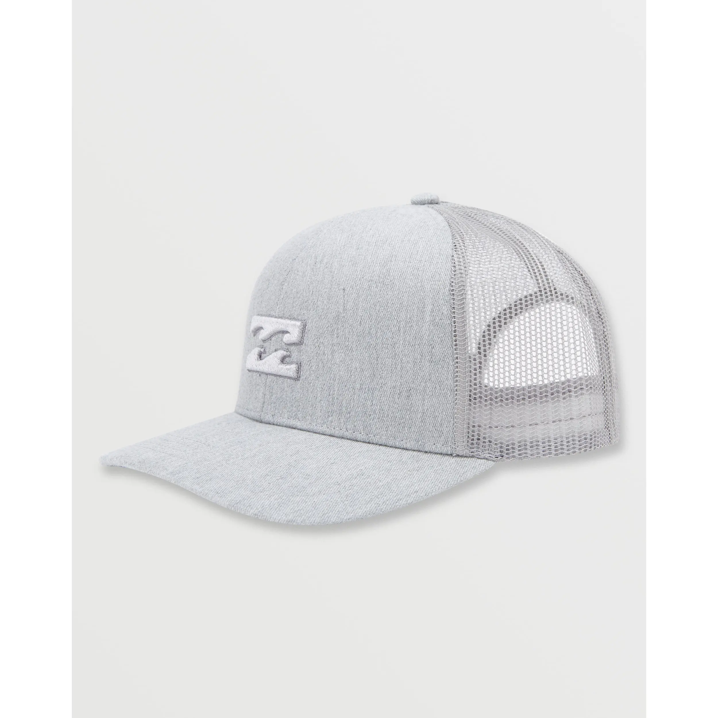 BILLABONG All Day Trucker Hat Mesh Baseball Cap Polyester Cap, 6-Panel Demi Curved Brim Snapback Hat, Mesh Back Front Embroidery