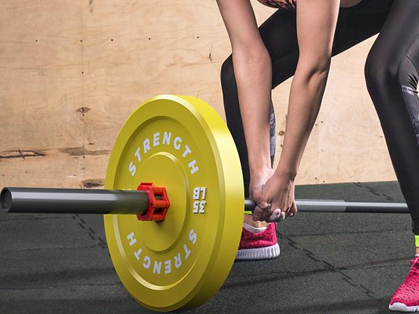 【 Olympic Games Plates】Bearbro Colored Bumper Plates set, Color Olympic Bumper Plates, High Bounce Bumper Weight Plate with Steel Insert, 2-Inch Universal Fit, Strength Training Weight Lifting Plate for Fitness Workouts 【 Olympic Games Plates】Bearbro Colored Bumper Plates set, Color Olympic Bumper Plates, High Bounce Bumper Weight Plate with Steel Insert, 2-Inch Universal Fit, Strength Training Weight Lifting Plate for Fitness Workouts