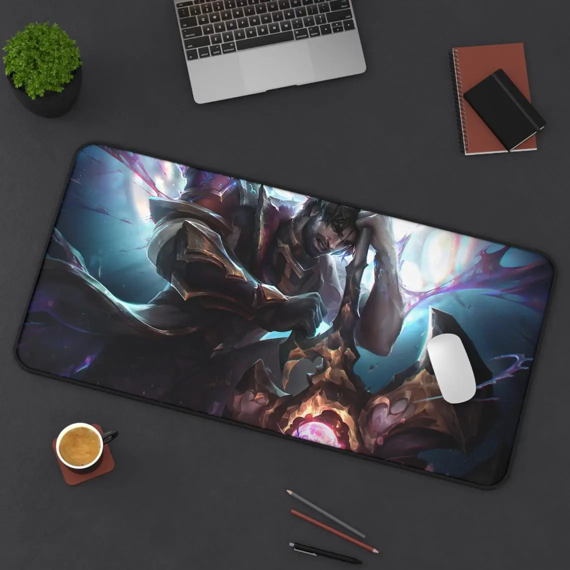 Arcane Jayce Desk Mat | Gaming Decor, Anime Mouse Pad, Desk Mat, pc accessories.