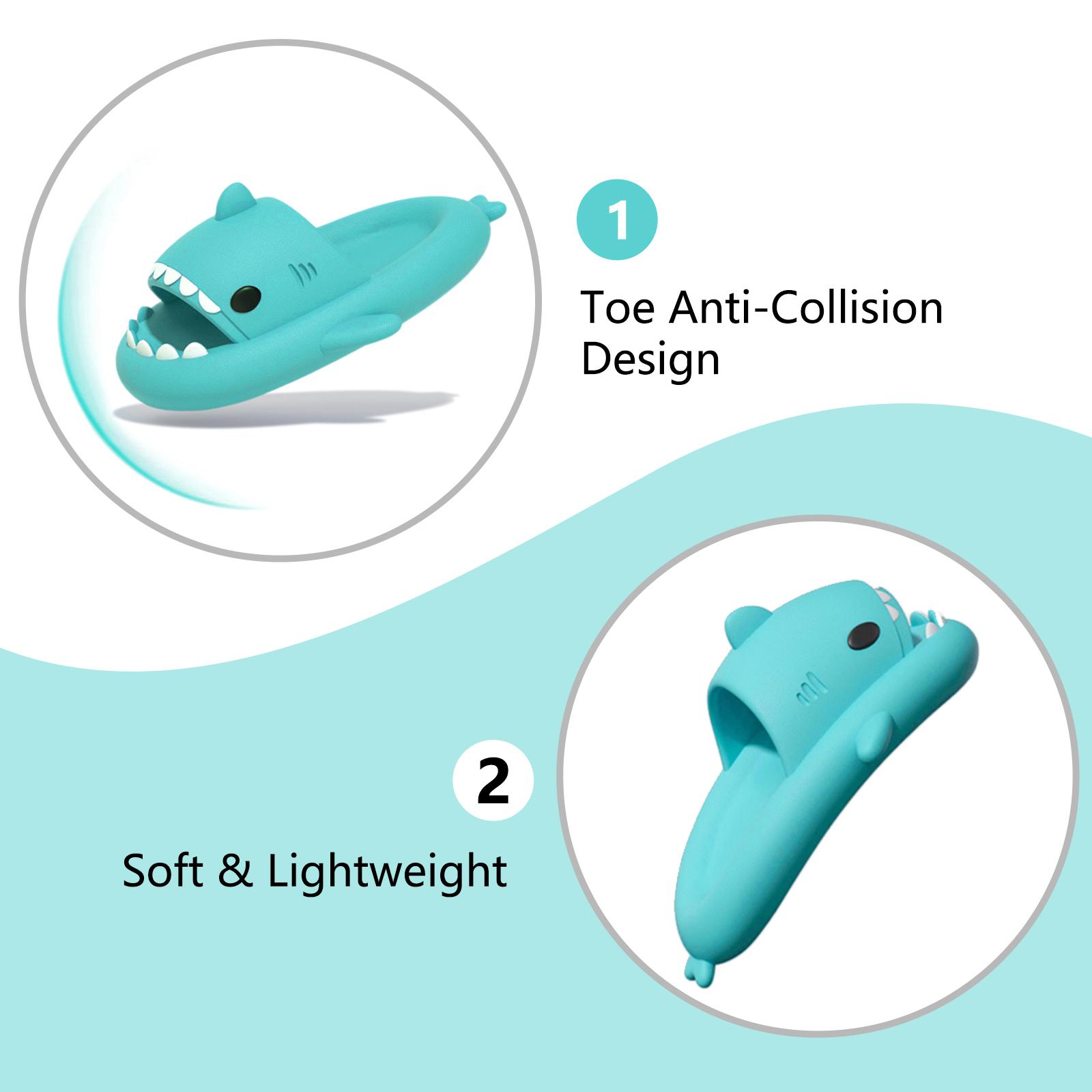 Shark Slides for Women and Men, Cute Shark Slippers Adult Youth Cloudy Summer Soft Lightweight Anti-Slip Thick Sole Beach House Cloud Cushioned Shower Slide Sandals Indoor Outdoor Shark Slides for Women and Men, Cute Shark Slippers Adult Youth Cloudy Summer Soft Lightweight Anti-Slip Thick Sole Beach House Cloud Cushioned Shower Slide Sandals Indoor Outdoor