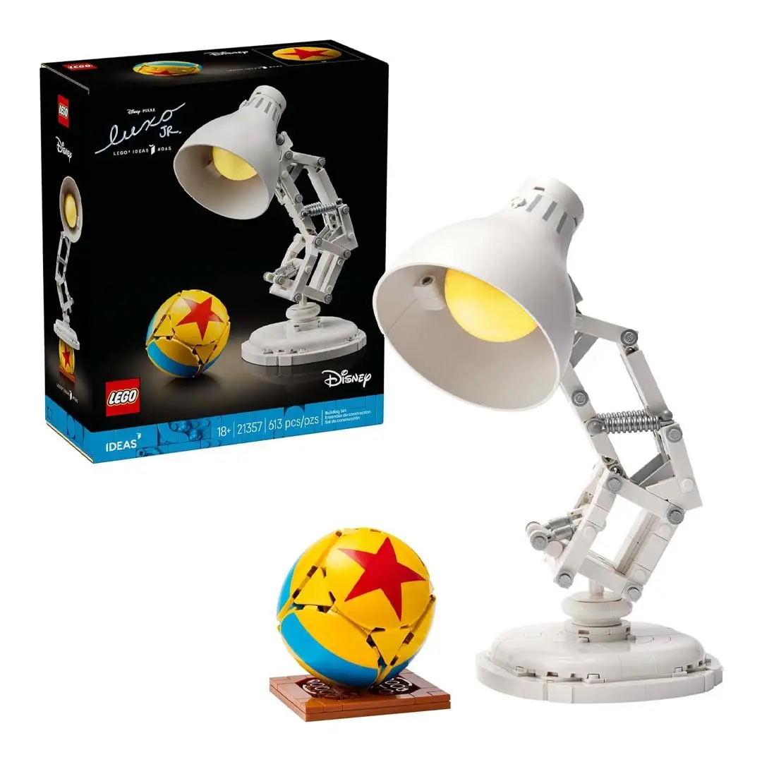 LEGO Ideas Disney Pixar Luxo Jr. (21357) Model Kit, Construction Building Blocks Set, Assembly Bricks, Model Kits
