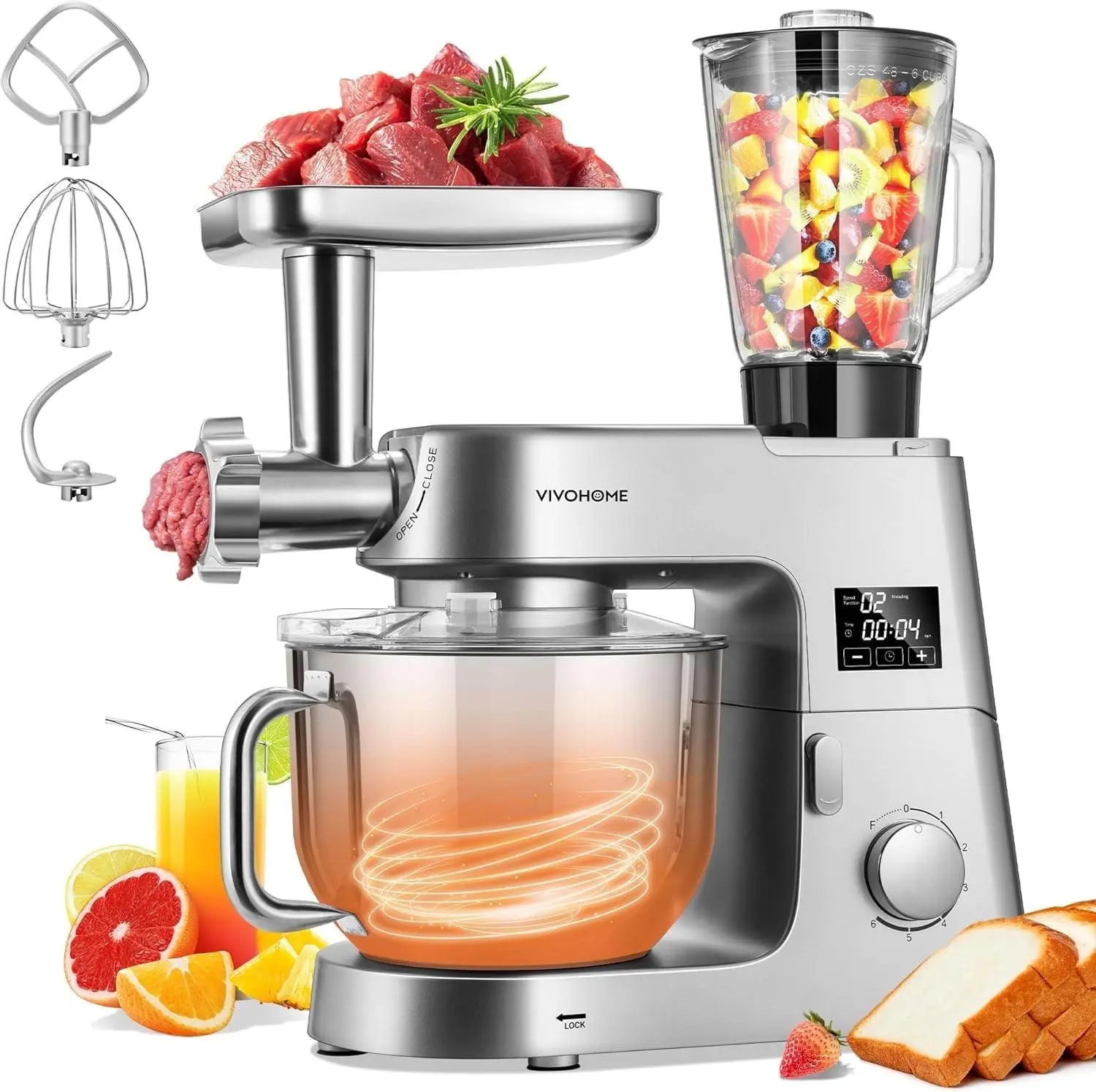 Unleash 9-in-1 Magic Mixer: Kitchen Power-Up!