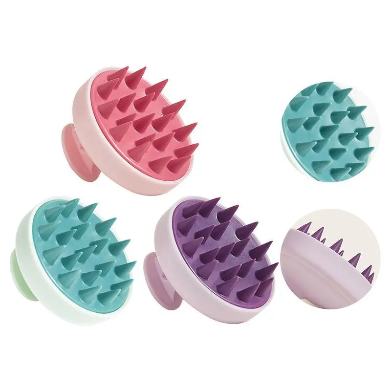 Silicone scalp massage brush for hair care, soft silicone scalp exfoliating product that promotes hair growth and cleanses the scalp, Scalp Scrubber, Scalp Scratcher