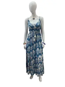 Veronica Sleeveless Boho Maxi Dress