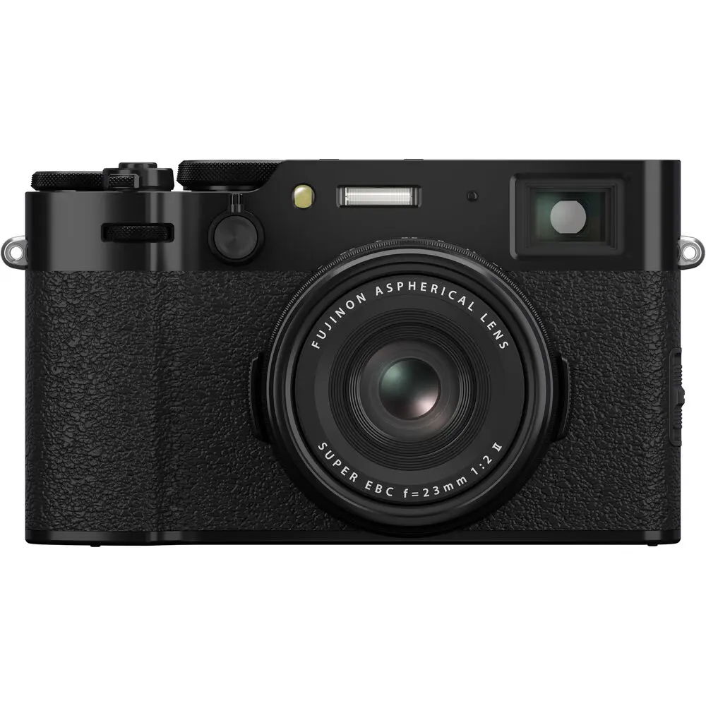FUJIFILM X100VI Retro Fixed-Lens Digital Camera (Black) - Portable Device, Fujinon 23mm f/2 Lens, FHD 240p Video, Bluetooth-Enabled, Memory Card Compatible, Manual Control, Photorealism Capture, Ethernet Support, Ideal for Photographers, Electronic
