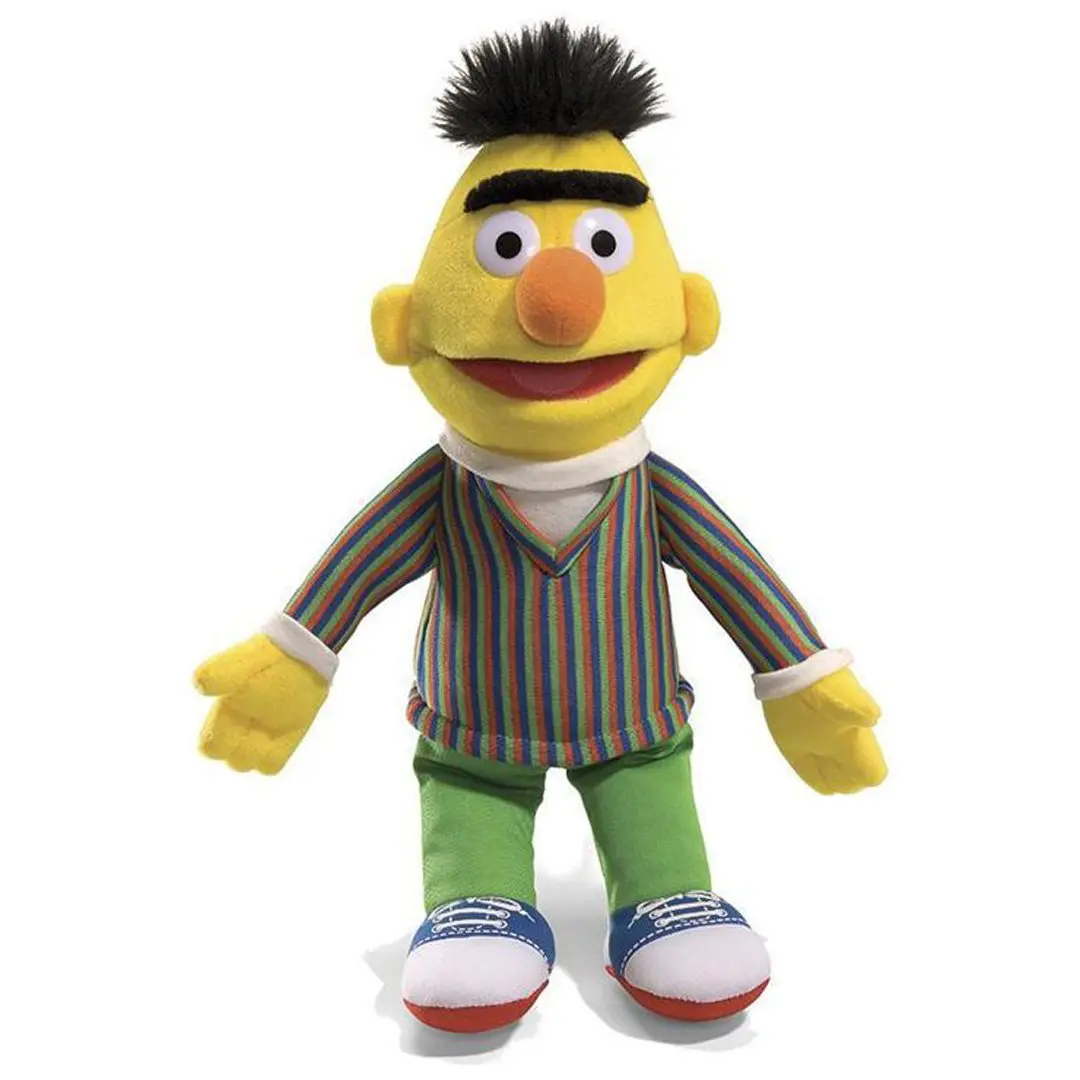 GUND Sesame Street 14" Bert Soft Adorable Stuffed Animal, Cute Stuffed Doll for Kids, Stuffed Animals