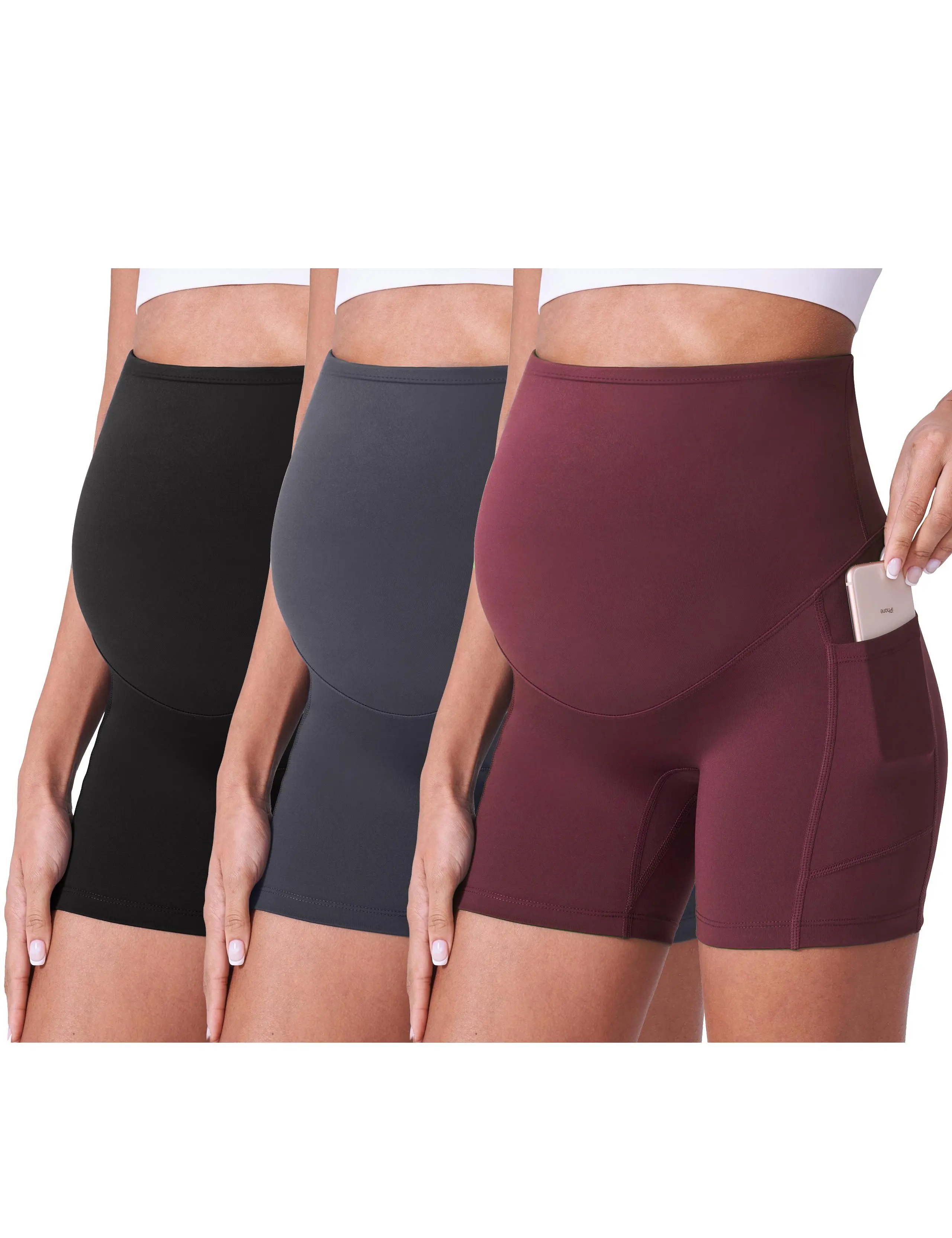 Black/Grey/Wine 5‘’