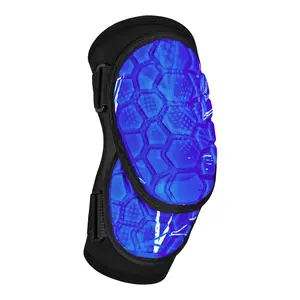 Penveer Baseball Elbow Guard Softball, Adult & Youth Softball Elbow Guard Baseball with Adjustable Strap (Blue Texture)