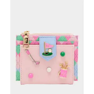 Betsey Johnson 19TH HOLE WALLET PINK MULTI