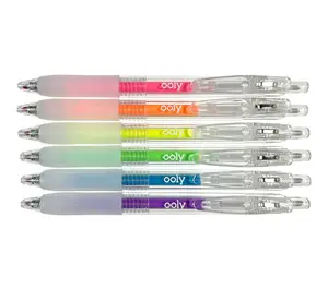 OOLY Jelly Gloss Deco Gel Pens Neon 6ct Color Set