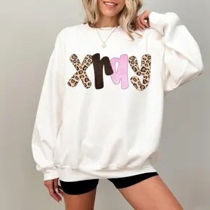 Rad Tech T-Shirt - Leopard Print Coquette Style Graduation Gift for Radiologic Technologist