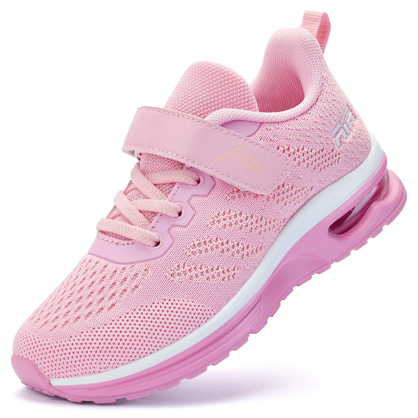 Toddler & Big Girl Sport Trainers, Breathable Lightweight Trainer Sneakers with Non-Slip Sole, Synthetic Girls Shoes for Walking Jogging