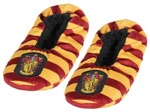 Harry Potter Slippers House Crest Slipper Socks With No-Slip Sole For Women Men- All 4 Houses Available