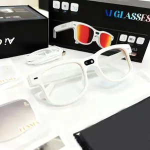 Smart Bluetooth Electrochromic Lenses HD 800M Video Camera Glasses Smart Video Record Eyewear Glasses