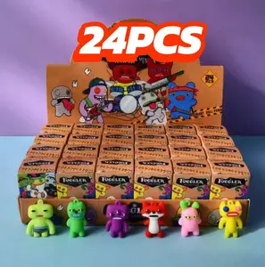 Kawaii Creepy Keychain Mystery Box 24PCS | Ugly Monster Dolls, Trendy Bag Charms, Easter Basket Stuffers & Cute Holiday Gifts