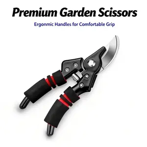 Professional Sharp Bypass Pruning Shears Handheld Garden Hedge Clippers for Tree Limb Branch Cutting