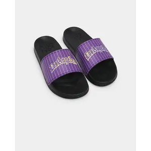 73Studio Los Angeles Slides Purple/Yellow