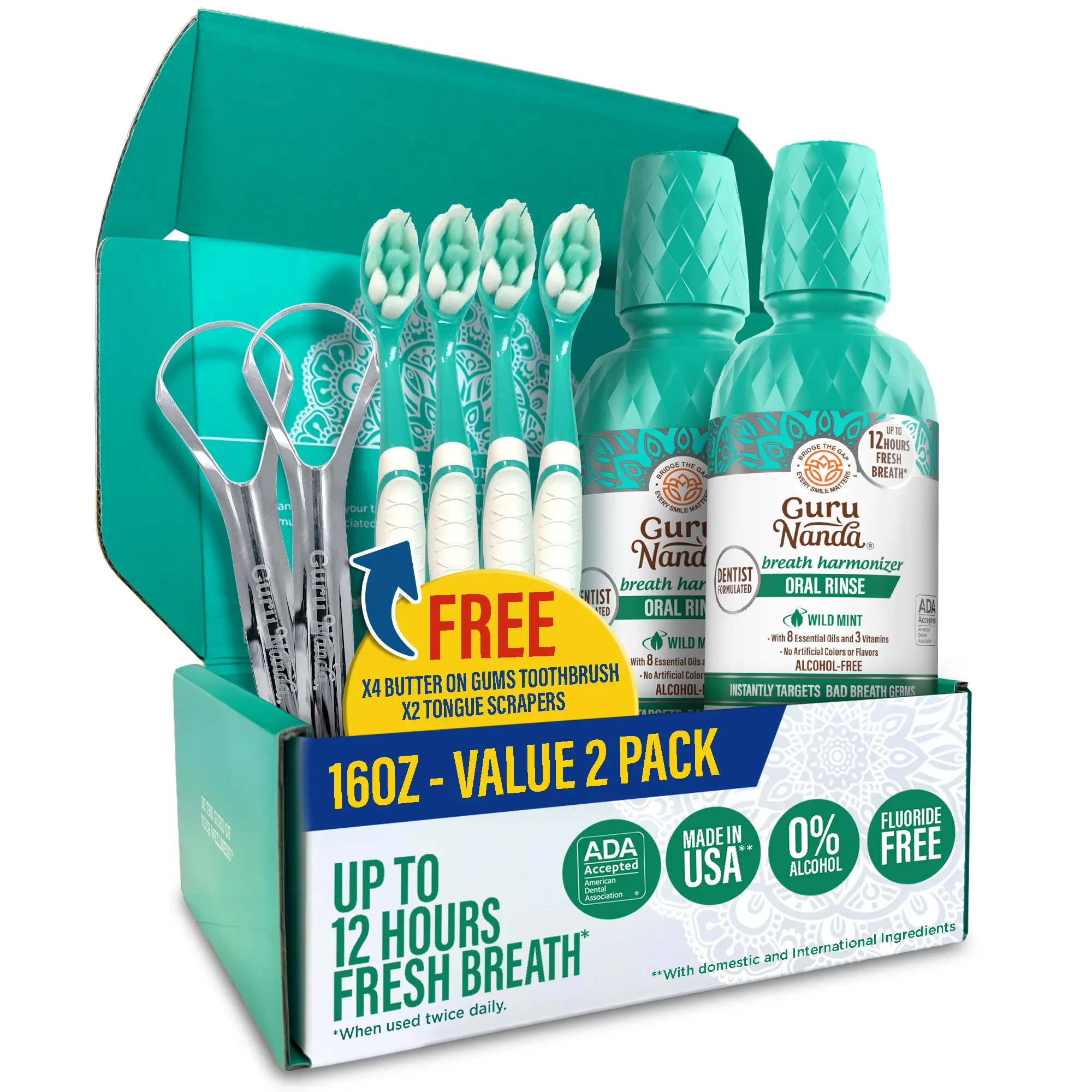 Oral Rinse Breath Harmonizer Mouthwash, Wild Mint - 2 Pack Oral Rinse Breath Harmonizer Mouthwash, Wild Mint - 2 Pack