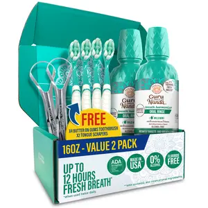 Oral Rinse Breath Harmonizer Mouthwash, Wild Mint - 2 Pack