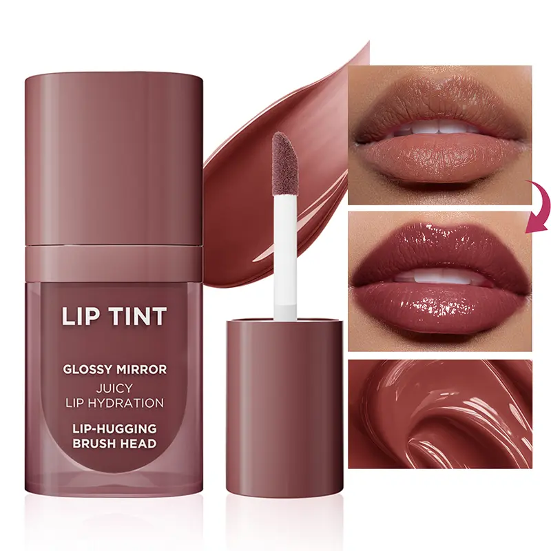 Long-Lasting Glossy Lip Gloss – Buildable Glass-Lip Shine for Fuller Plumper Looking Lips, Lightweight Non-Sticky Comfortable Wear, Smudge-Proof & Cup-Resistant Long-Lasting Formula, High-Pigment Hydrating Finish for K-Beauty Inspired Glassy Lip Look
