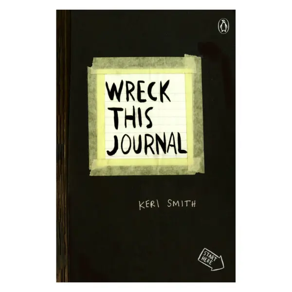 Wreck This Journal (Black) Expanded Edition Travel Diary Notebook Sketch Book