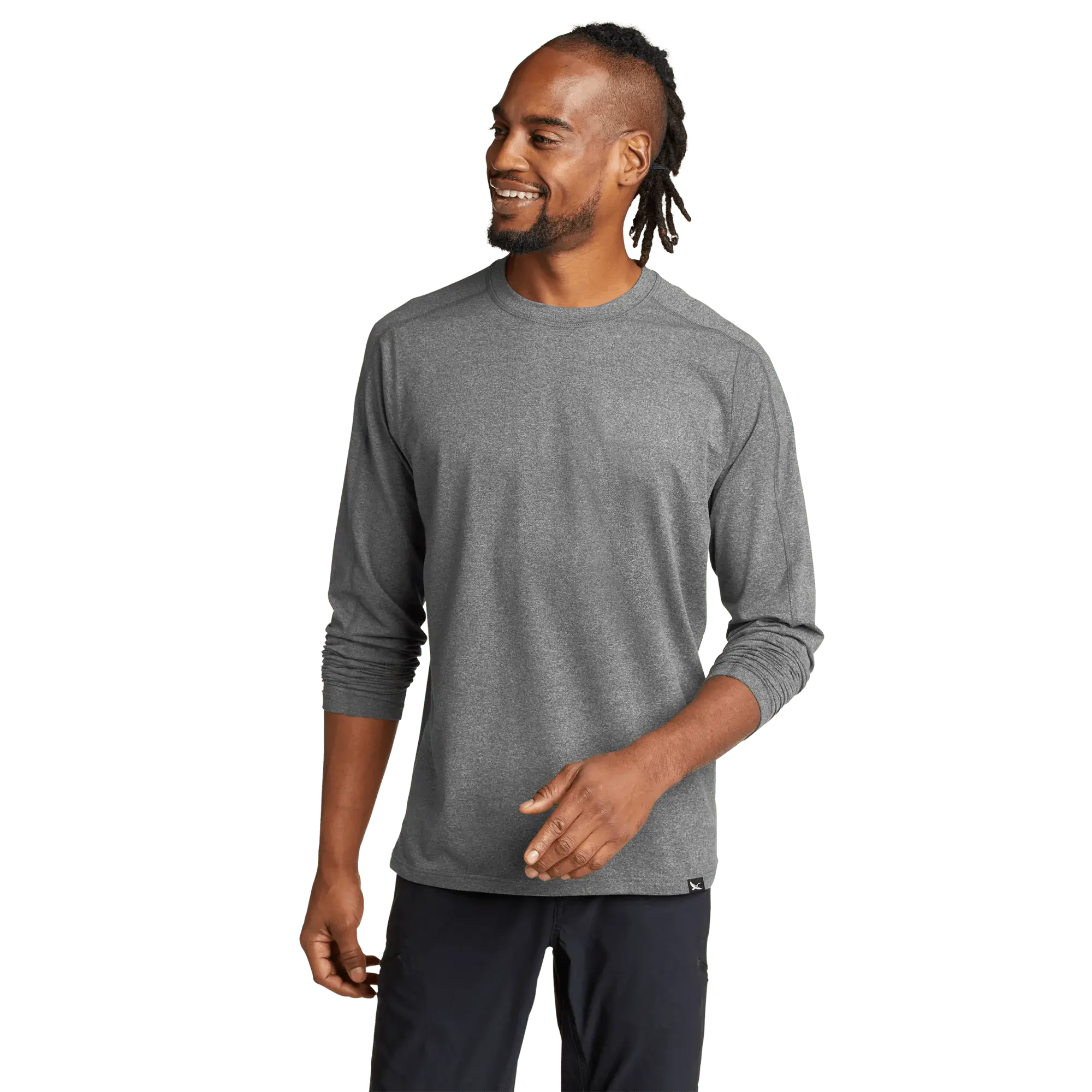 Eddie Bauer Men’s Mountain Trek Long-Sleeve Shirt  Stretch Moisture-Wicking Everyday