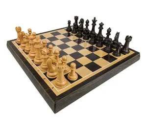 Classic Chess Board Game Set with 32 Pieces, Strategy Tabletop Game for Family