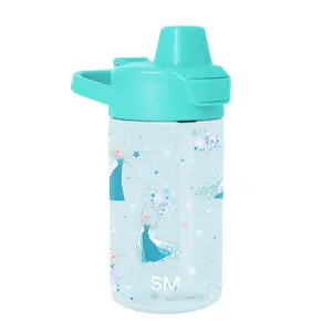 Simple Modern Kids Tritan Plastic Summit Water Bottle | 12 oz BPA-Free Cup with Covered Leak Proof Straw Lid