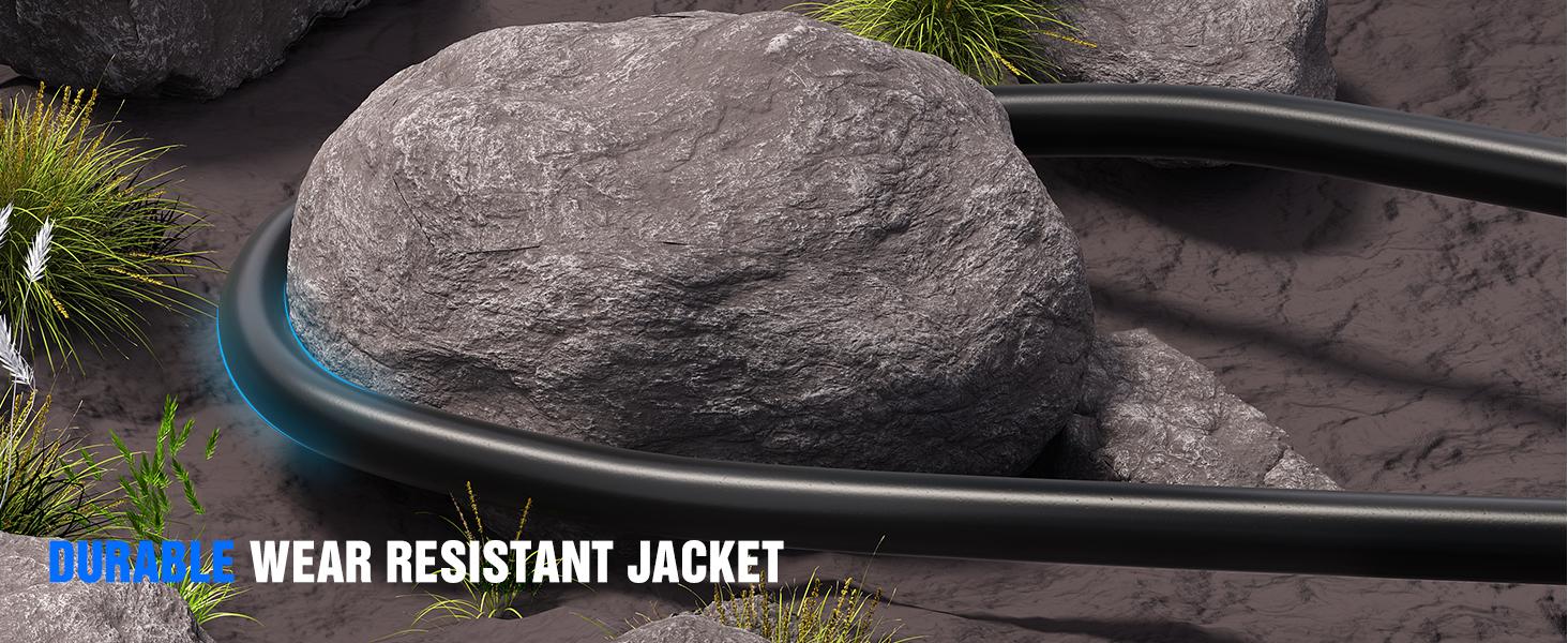 Nilight 30A 25FT Generator Extension Cord Power Inlet Box with Locking Connector 125/250V 7500W 10 Gauge STW ETL Listed 4 Prong L14-30P L14-30R Cable for Generator RV Outdoor Use