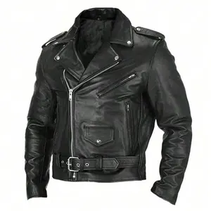 2025 New Popular Motorcycle Men's Leather Jacket Spring And Autumn Edition Men's Coat Leather