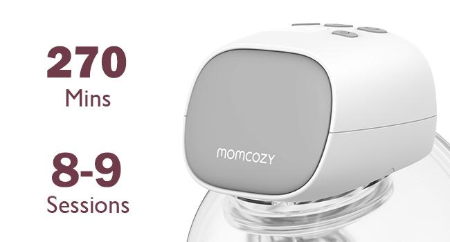 Momcozy  S9 Pro & S12 Pro Breast Pump, Upgraded Wearable Breast Pump, Hands-free Design, with LED Display, Dual-head Electric Portable Breast Pump, with 2 Modes and 9 Levels, 24mm,A