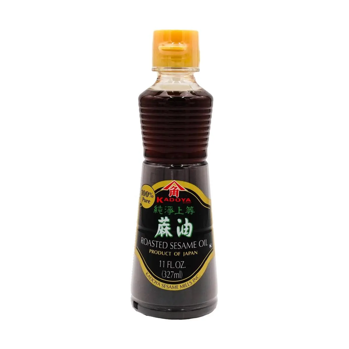 KADOYA 100% Pure Toasted Sesame Oil - Premium Japanese Cooking Oil for Stir-Frying, Salad Dressings & Flavorful Seasoning - 327ml