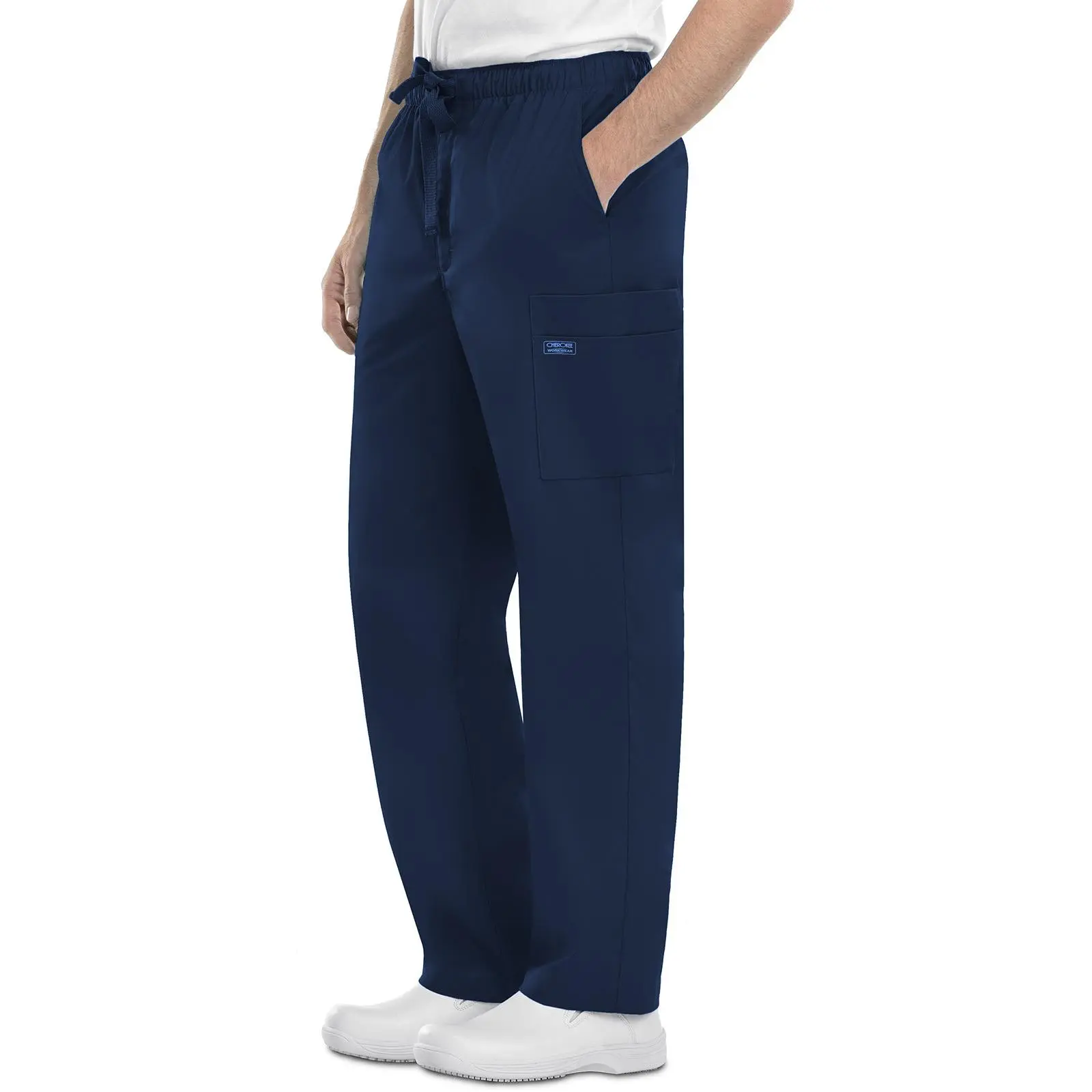 Cherokee Workwear Core Stretch Mens Drawstring Scrub Pants