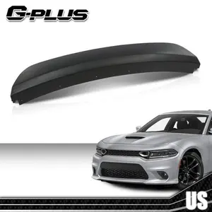 Front Bumper Face Bar Molding Trim Step Pad New Fit For 2015-2022 Dodge Charger Replacement Decoration