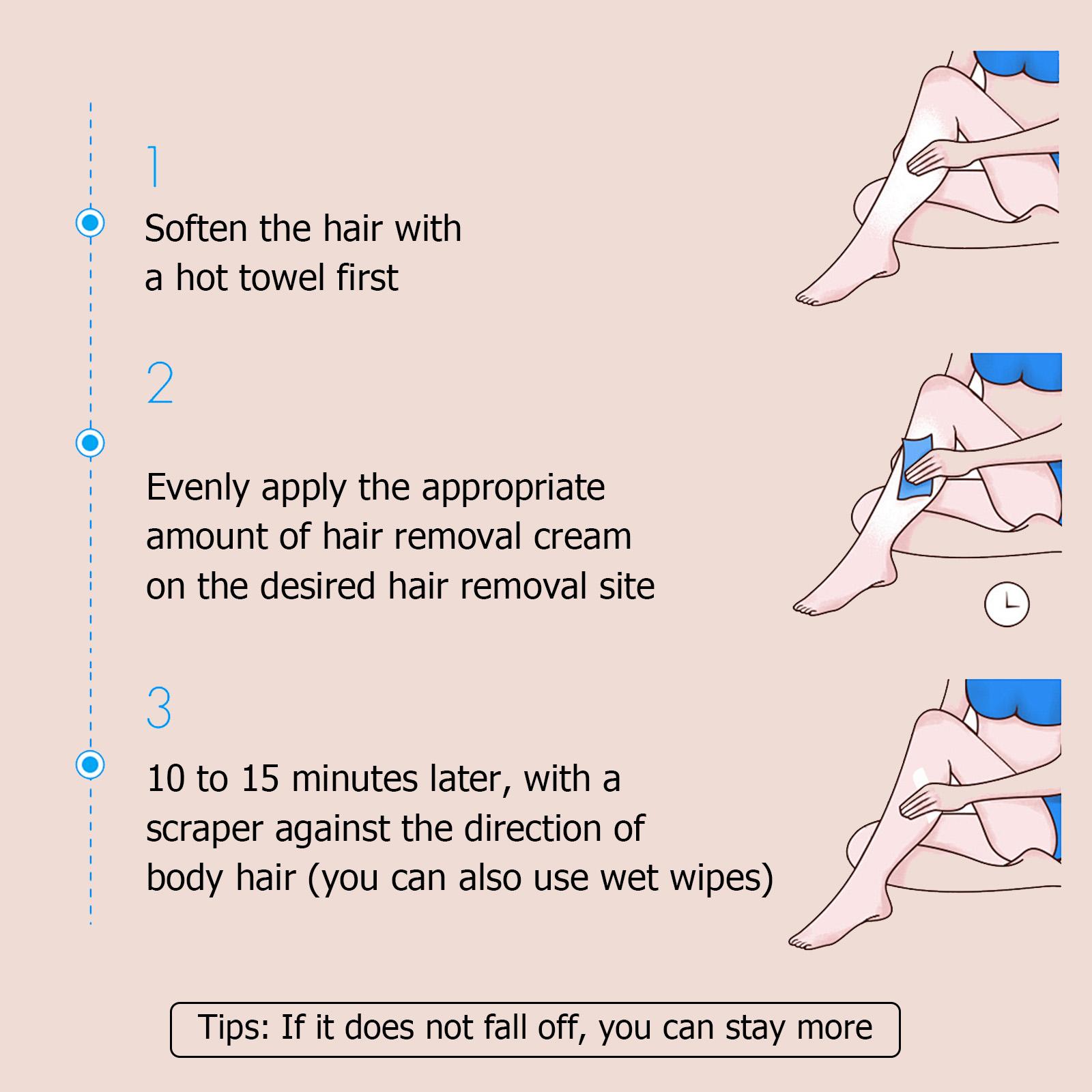 VGO Gentle Hair Removal Cream For Men and Women Body Care Unisex Easy Removal Non-Irritating -B VGO Gentle Hair Removal Cream For Men and Women Body Care Unisex Easy Removal Non-Irritating -B