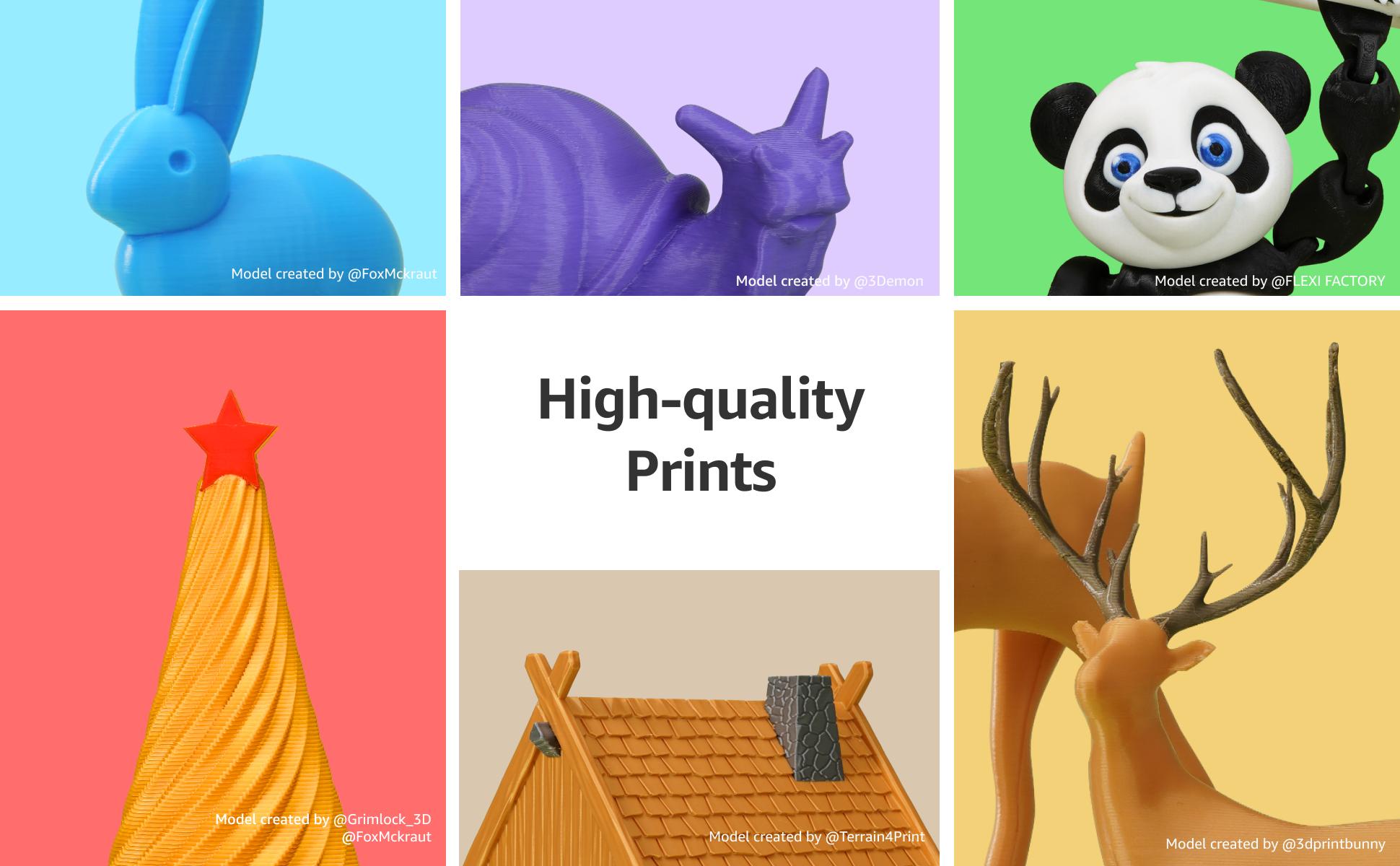 Bambu Lab PLA Basic 3D Printer Filament, New Colors Arrivals! 1.75mm PLA 3D Printing Filament Dimensional Accuracy +/- 0.03 mm, Fast Printing RFID PLA, No Warping & Tangling, 3D Print Material with Reusable 1kg Spool