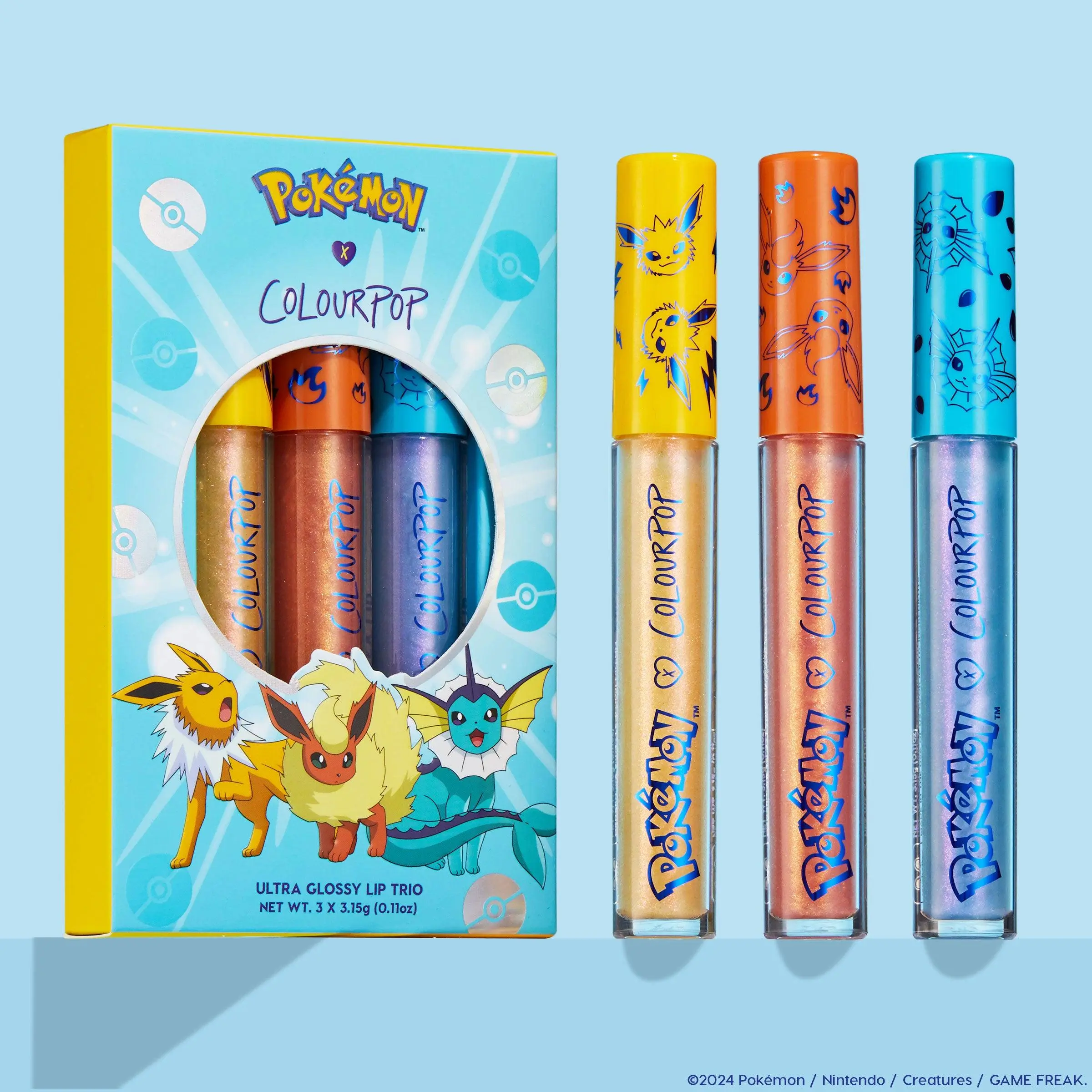 ColourPop® x Pokémon Evolution Ultra Glossy Lip Set - Limited-Edition ColourPop® x Pokémon Evolution Ultra Glossy Lip Set - Limited-Edition