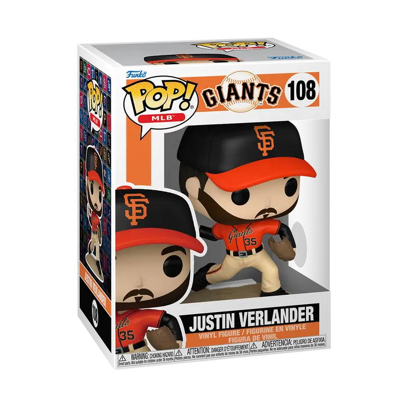 Funko Pop Vinyl Figure MLB Justin Verlander 108