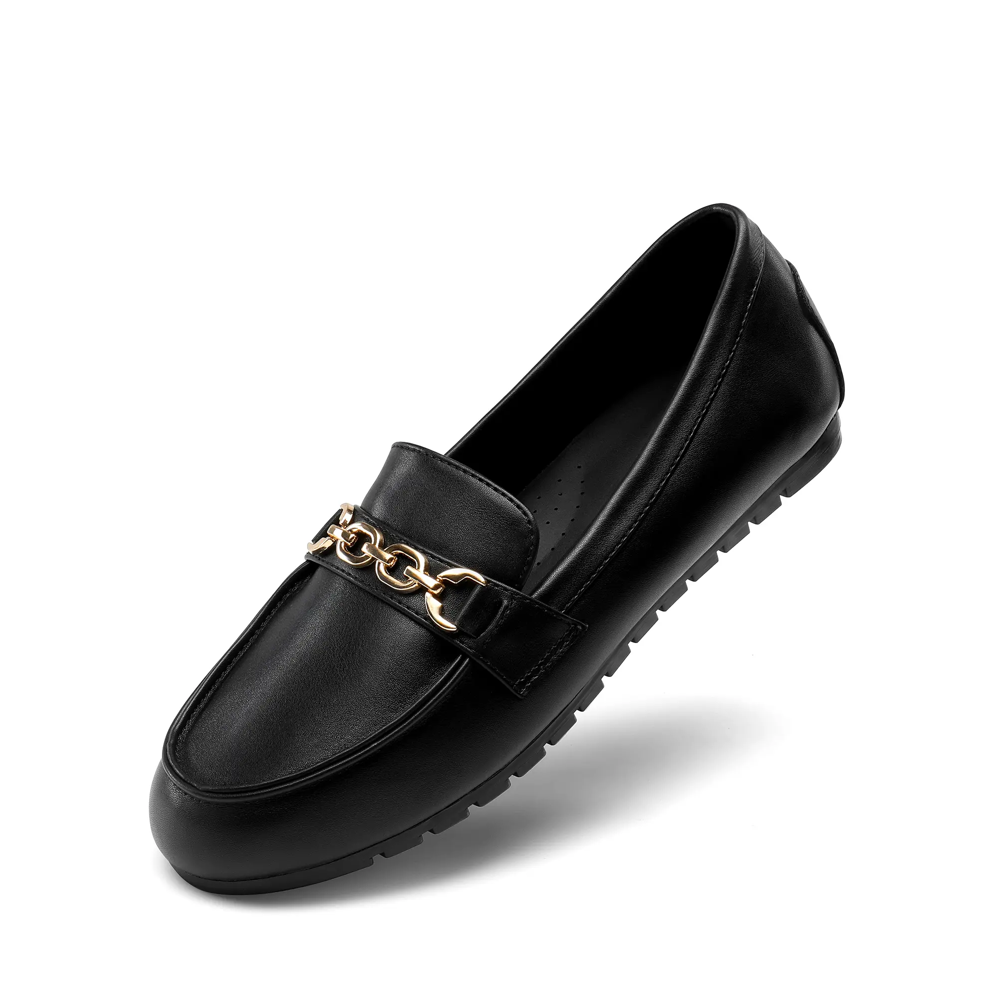 DREAM PAIRS Loafers for Women Casual Comfortable Slip On Flat Shoes Lightweight Leisure Work Shoes Comfort Walking Shoes